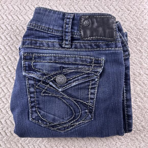 Silver Jeans Womens Suki Surplus Size 30x30 Bootcut Flap Pockets - Picture 15 of 15